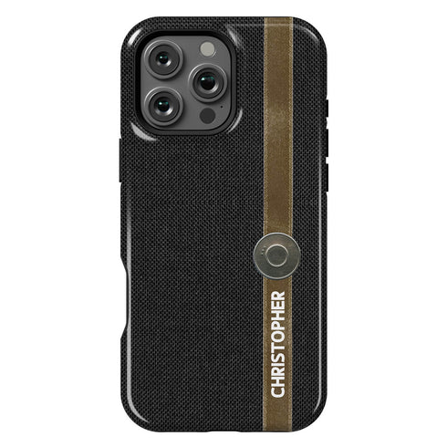 Personalized Cotton Fabric Denim iPhone Case